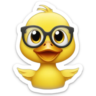 duckling blogger sticker