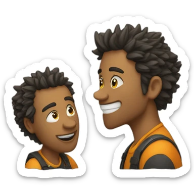 Crash tour jumelles  sticker