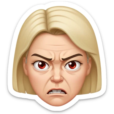 Angry mom sticker