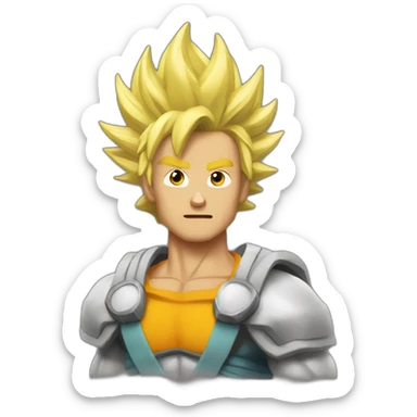super-sayan sticker
