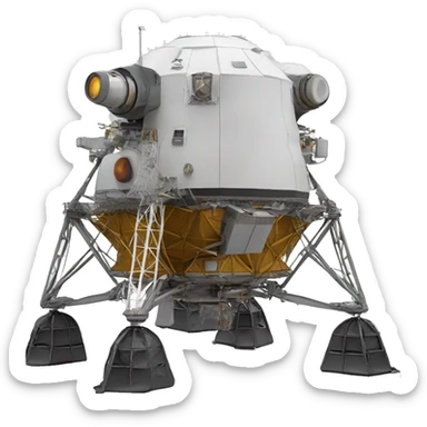 Lunar lander  sticker