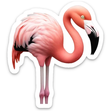Flamingo sticker