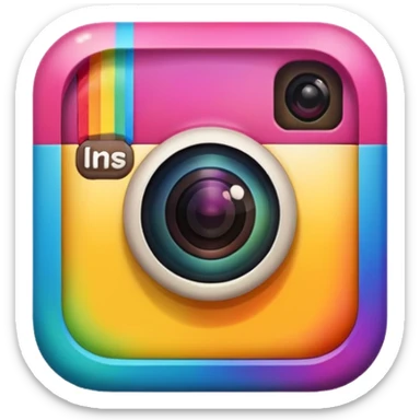 instagram logo emoji text sticker
