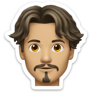 Johnny depp sticker