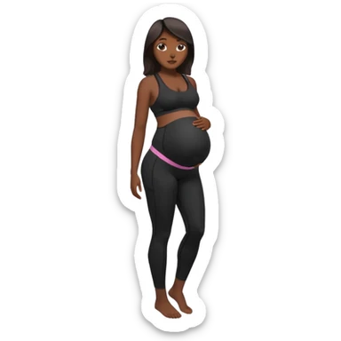 lego 
legging brassière noir gonflé ventre femme sticker