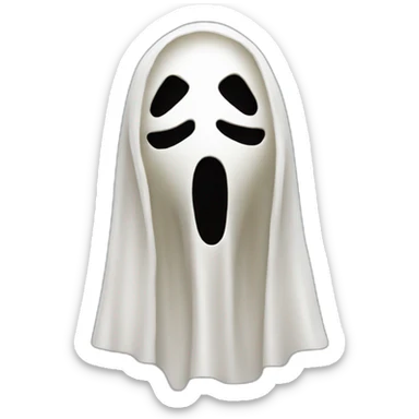 ghostface say hi sticker