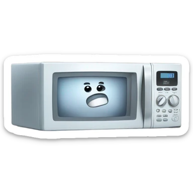 Ice spice holding a microwave  sticker