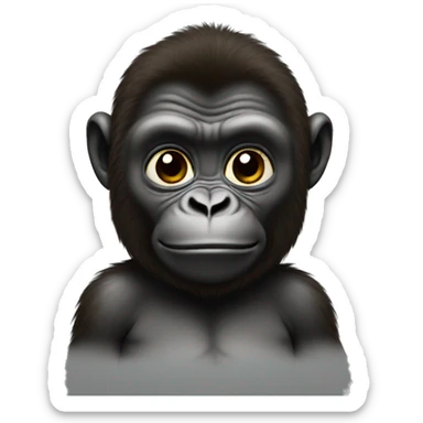 Gorille baby sticker