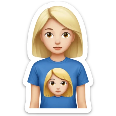 graphic design girl sticker