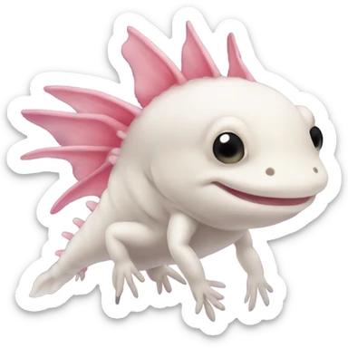 Axolotl sticker