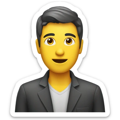 A person calling for taxi sticker