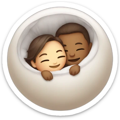 love in a cuddle ball sticker