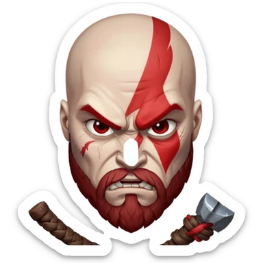 kratos sticker