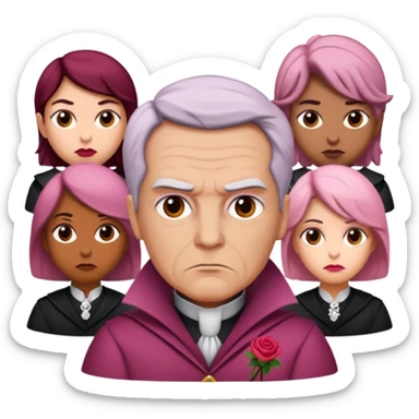 ESO umbral rose Council members sticker