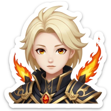 Mavuika The Pyro Archon from Genshin Impact sticker