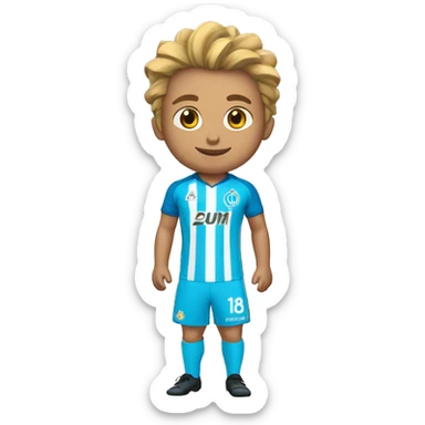 Vitinha avec un maillot de l’om sticker