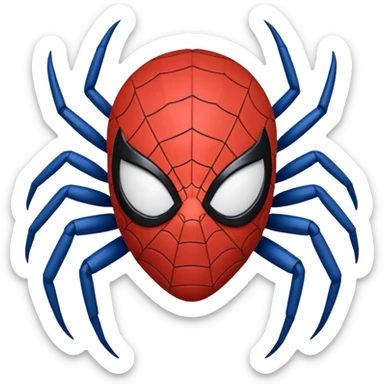 emoji de spiderman dormido sticker