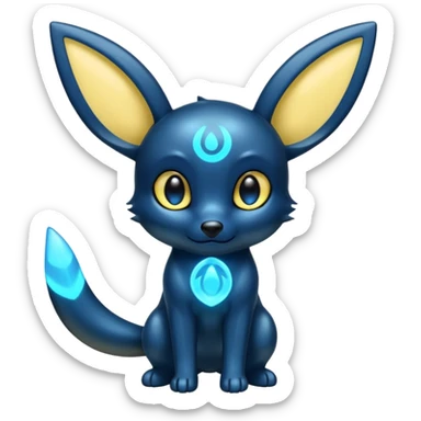 Blue Shiny Umbreon sticker