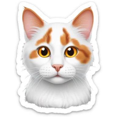 orange turkish van cat vector emoji sticker