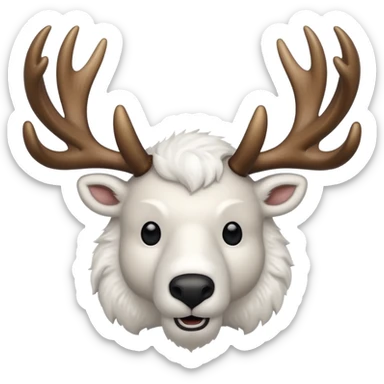 polar caribou sticker