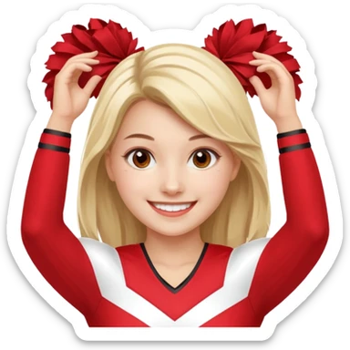 Rutgers Cheerleader sticker