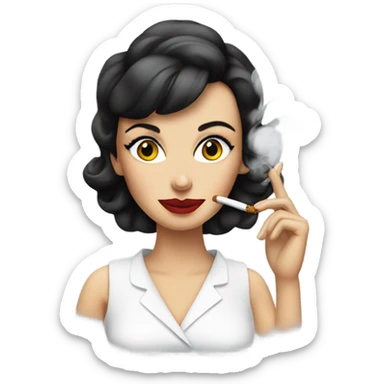 Audrey smoking  sticker