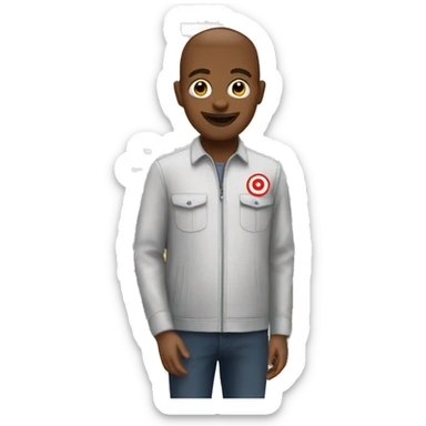 Target store shopping sticker