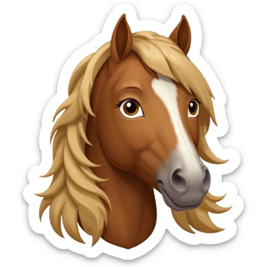 ok corrige le nombre de patte et assure toi qu il soit en santé - reprend les photo de cheveux d avant !chevaux* sticker