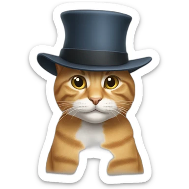 cat-with-hat sticker
