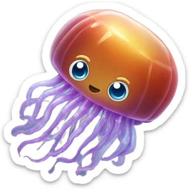 Jelly fish  sticker
