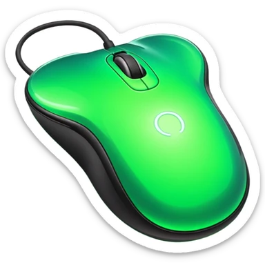 3d mouse png ai generated image neon color sticker