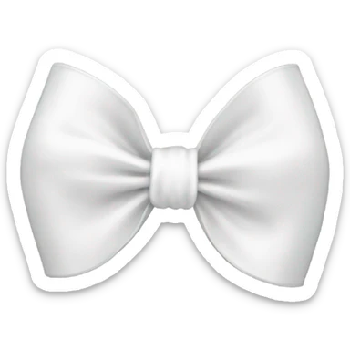 white bow sticker
