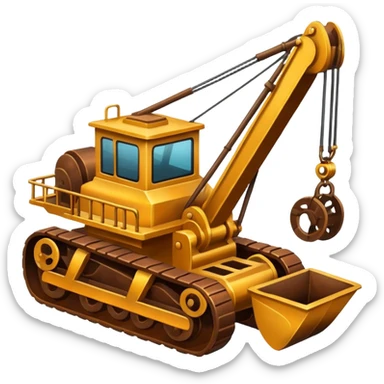 gold mining dredge sticker