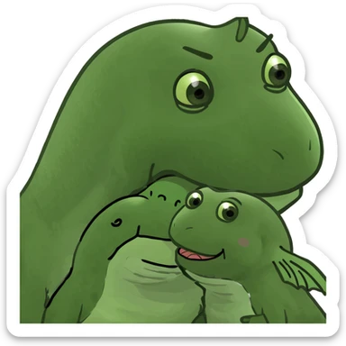 drake kissing a baby sticker