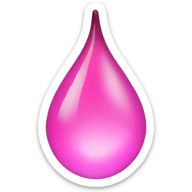 Pink Drop sticker