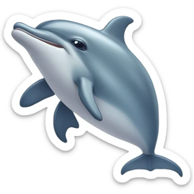 cute dolphin sticker