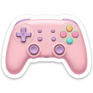 Can you make me a cute controller that is asthetic sticker