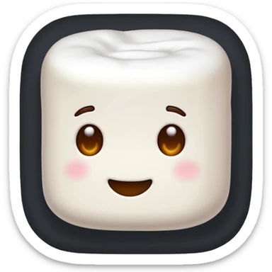 Marshmallow sticker