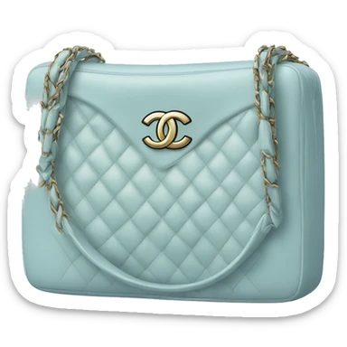 Chanel blue bag sticker