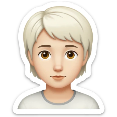 Short hair Pyrenees  sticker