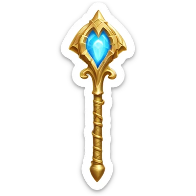 Technomancy Aether-Holy Wand (Supra-Technomancy Righteousness) x 6447898873e56087. sticker