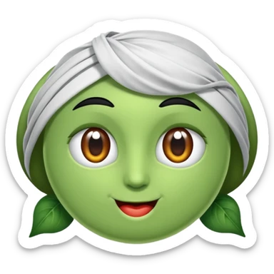 Yeşil kurdele koyu  sticker