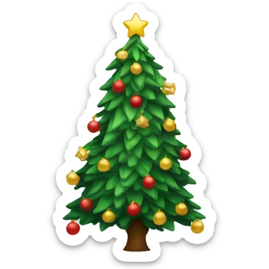Christmas tree  sticker