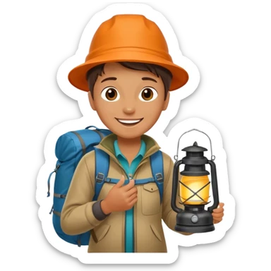 camper hero sticker