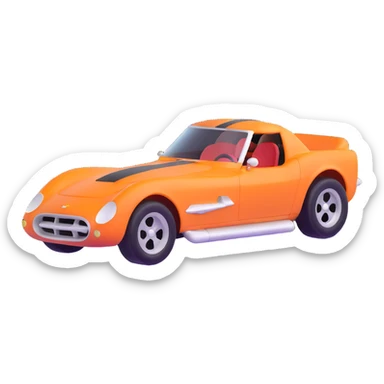 Chevrolet sports car sticker