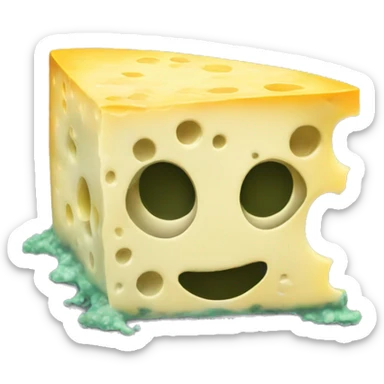 moldy cheese sticker