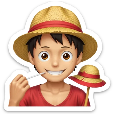 monkey D luffy sticker