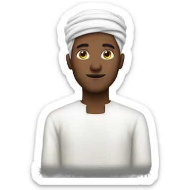  Man in thobe but with no eyes  sticker