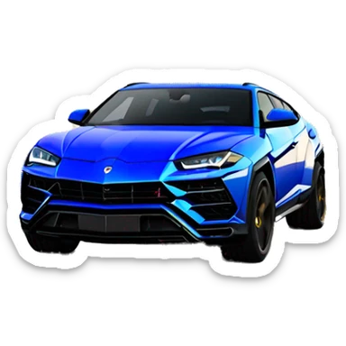 Lamborghini Urus Blue color sticker