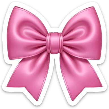 A cute Kawaii bow sticker